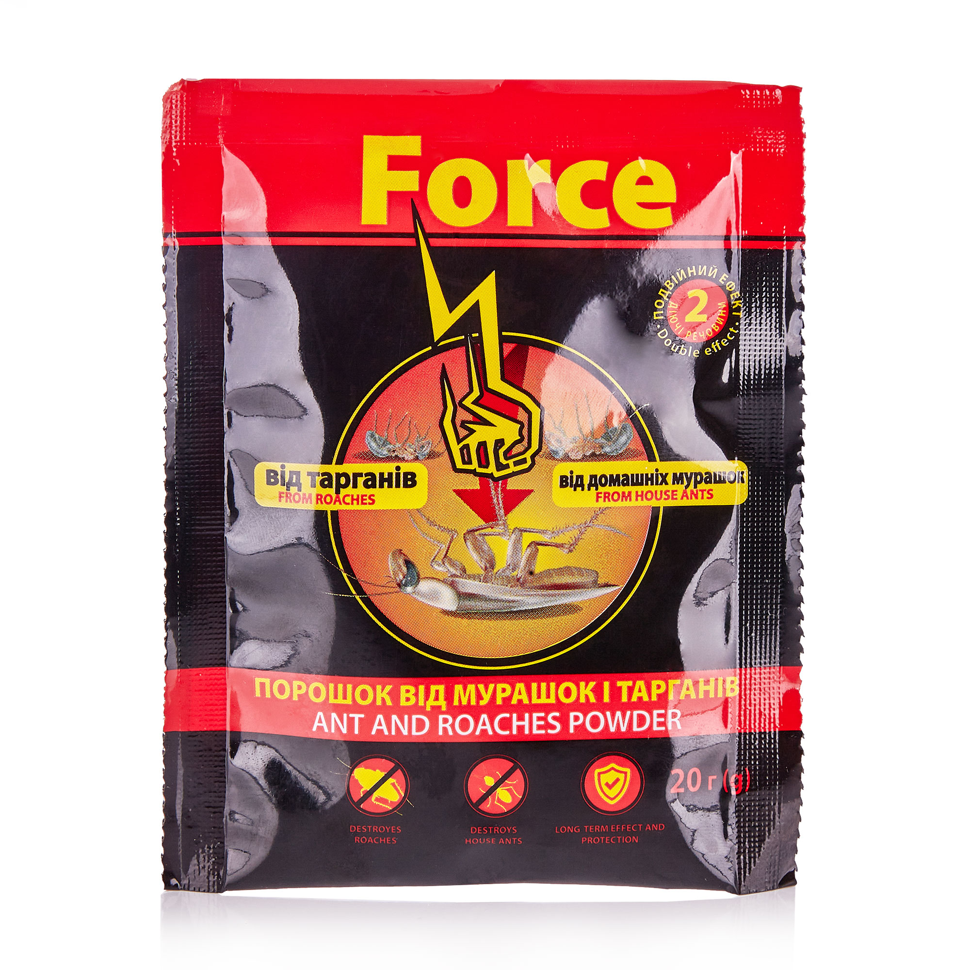 Порошок від мурашок і тарганів Force, 20 г
